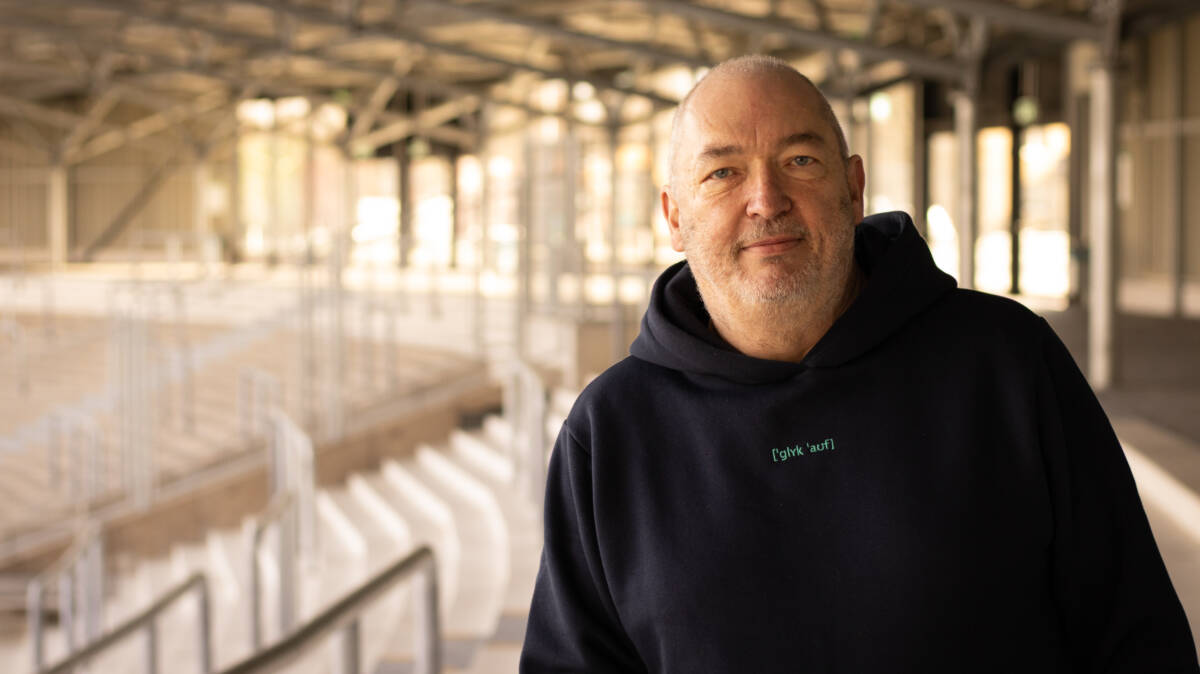 Frank Wunsch, Vorstand Finanzen bei der SG Wattenscheid 09, im Gespräch mit halloWAT. Foto: SG Wattenscheid 09